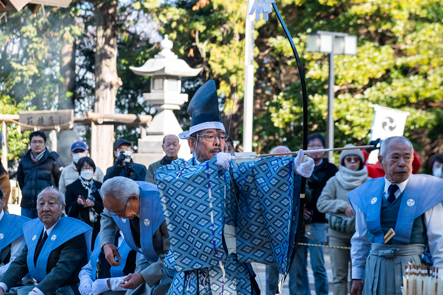祈年祭　流鏑馬