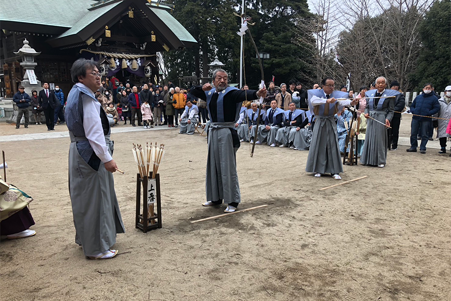 祈年祭　流鏑馬